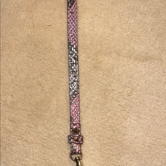 Brahmin Exotic Pink and Black Crossbody Bag - Picture 6 of 9